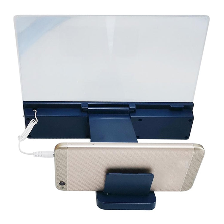 F5 12 inch Universal Mobile Phone Screen Amplifier HD Video Amplifier with Stand & Speaker, Charging Version - Screen Magnifier by PMC TechLife | Online Shopping South Africa | PMC TechLife