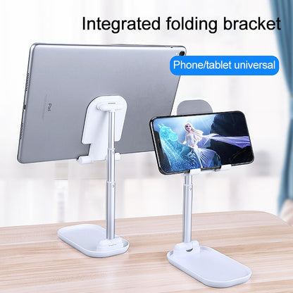 Z01 Universal Folding Retractable Desktop Holder Bracket for Mobile Phone Tablet (White) - Desktop Holder by PMC Jewellery | Online Shopping South Africa | PMC Jewellery