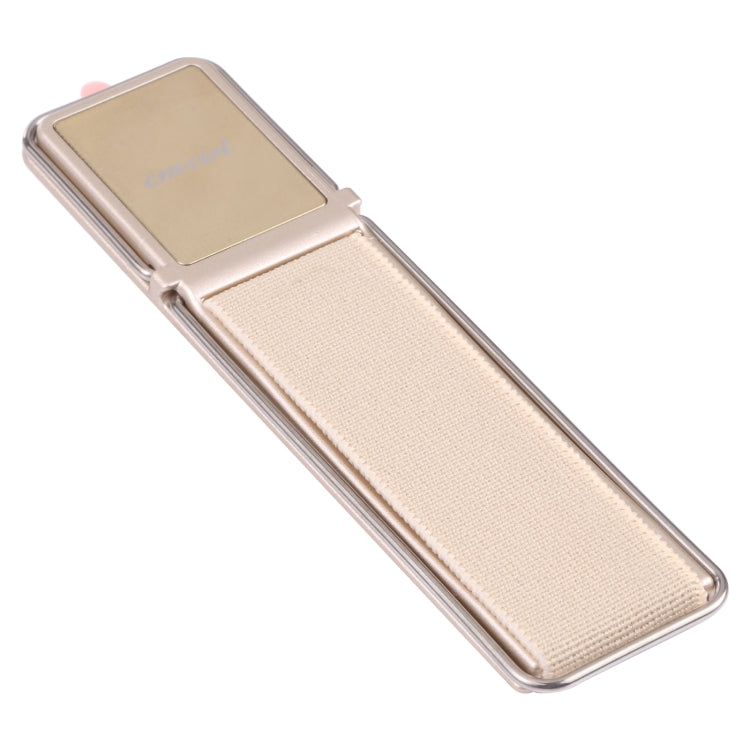 cmzwt CPS-030 Adjustable Folding Magnetic Mobile Phone Holder Bracket with Grip (Gold) - Hand-Sticking Bracket by PMC Jewellery | Online Shopping South Africa | PMC Jewellery