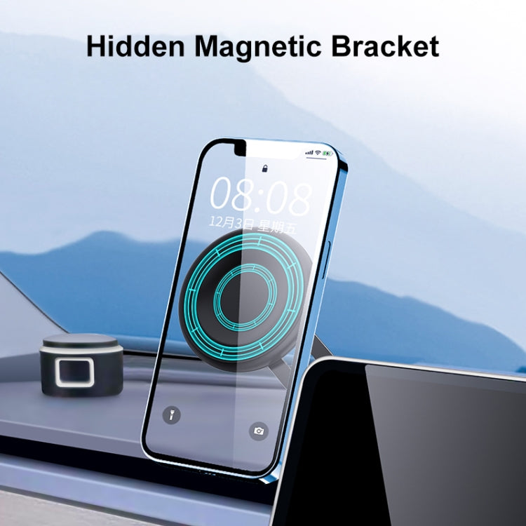 R-JUST HZ19 Car Mobile Phone Magnetic Bracket (White) - Car Holders by R-JUST | Online Shopping South Africa | PMC Jewellery