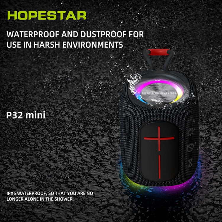 HOPESTAR P32mini TWS Waterproof Wireless Bluetooth Speaker (Blue) - Waterproof Speaker by HOPESTAR | Online Shopping South Africa | PMC Jewellery