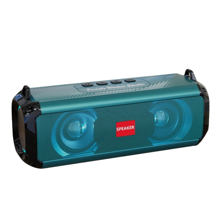 EBS-045 Wireless Stereo RGB Mini Portable Outdoor Music Subwoofer Stereo Speaker with Light (Green) - Desktop Speaker by PMC Jewellery | Online Shopping South Africa | PMC Jewellery