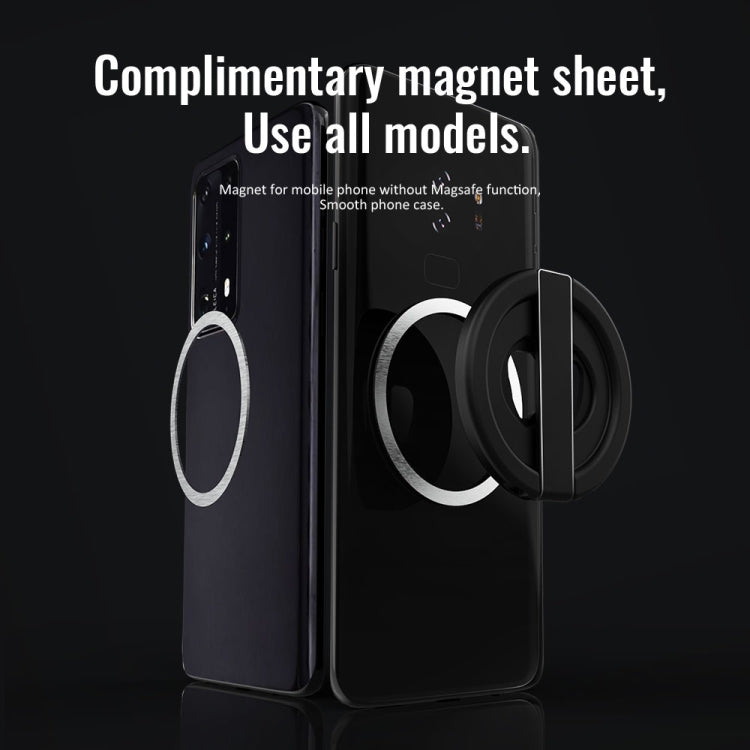 R-JUST SJ20-1 Aluminum Alloy Magnetic Bottle Opener Cellphone Holder With No Trace Sticker (Black) - Hand-Sticking Bracket by R-JUST | Online Shopping South Africa | PMC Jewellery | Buy Now Pay Later Mobicred