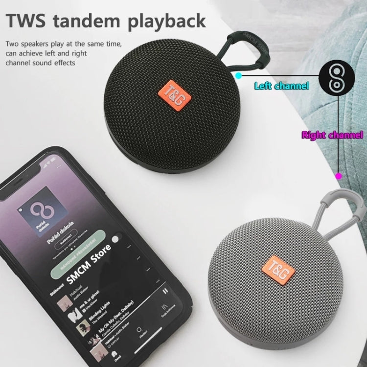 T&G TG352 Outdoor Portable Riding Wireless Bluetooth Speaker TWS Stereo Subwoofer, Support Handsfree Call / FM / TF(Black) - Mini Speaker by T&G | Online Shopping South Africa | PMC Jewellery
