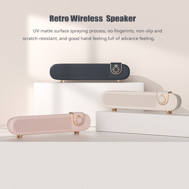 EWA L102 Classic Style Retro Bluetooth Wireless Speaker, Support TF/AUX(White) - Desktop Speaker by EWA | Online Shopping South Africa | PMC Jewellery