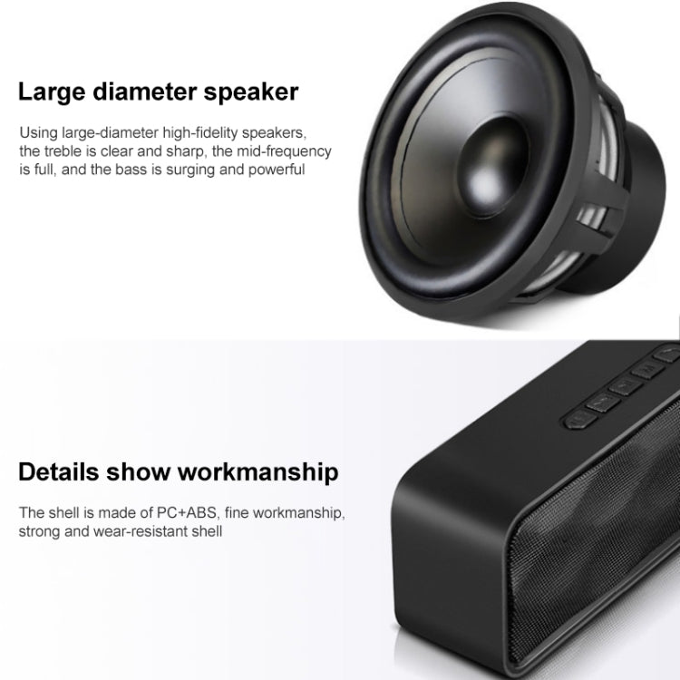 SC211 Pro Outdoor Multi-function Card Wireless Bluetooth Speaker Upgraded Version(Red) - Desktop Speaker by PMC TechLife | Online Shopping South Africa | PMC TechLife