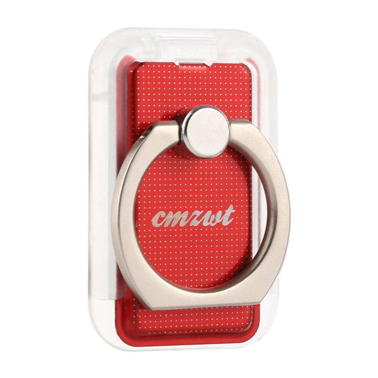CPS-013 360 Degrees Rotate Freely Removable Magnetic Ring Stand Phone Holder, Support Wireless Charging(Red) - Ring Holder by PMC TechLife | Online Shopping South Africa | PMC TechLife