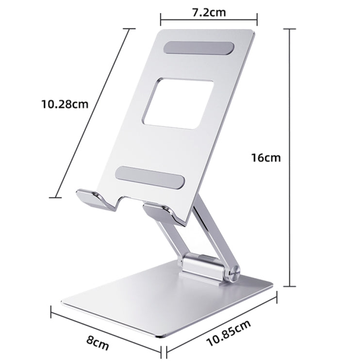 R-JUST SJ33 Aluminum Alloy Folding Phone / Tablet Stand(Grey) - Desktop Holder by R-JUST | Online Shopping South Africa | PMC Jewellery