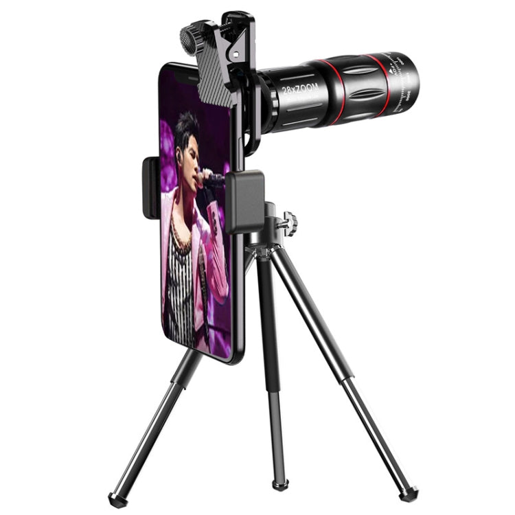 W28-QK Mobile Phone Universal Lens Telescope 28X Big Pocket Set - Combination Lens by PMC Jewellery | Online Shopping South Africa | PMC Jewellery