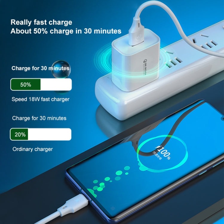 WK WP-U57 Max 18W Maxspeed QC3.0 Fast Charger(EU Plug) - USB Charger by WK | Online Shopping South Africa | PMC Jewellery