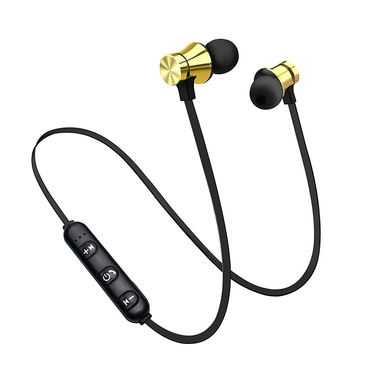 XT11 Magnetic In-Ear Wireless Bluetooth V4.2 Earphones(Gold) - Neck-mounted Earphone by PMC Jewellery | Online Shopping South Africa | PMC Jewellery