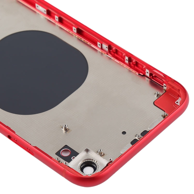 Back Housing Cover with Camera Lens & SIM Card Tray & Side Keys for iPhone XR(Red) - Back Cover by PMC TechLife | Online Shopping South Africa | PMC TechLife