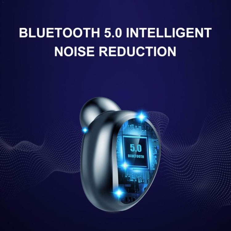 F9-5 Intelligent Noise Cancelling Touch Bluetooth Earphone with Charging Box, Supports Three-screen LED Power Display & HD Call & Power Bank & Siri(White) - Bluetooth Earphone by PMC Jewellery | Online Shopping South Africa | PMC Jewellery