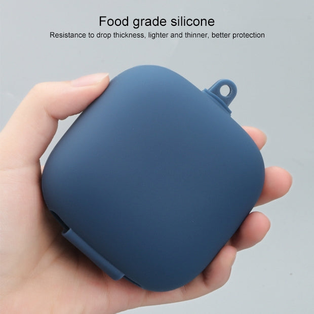 Solid Color Silicone Wireless Bluetooth Earphone Protective Case for Beats Powerbeats Pro(Grey) - Other Case by PMC TechLife | Online Shopping South Africa | PMC TechLife