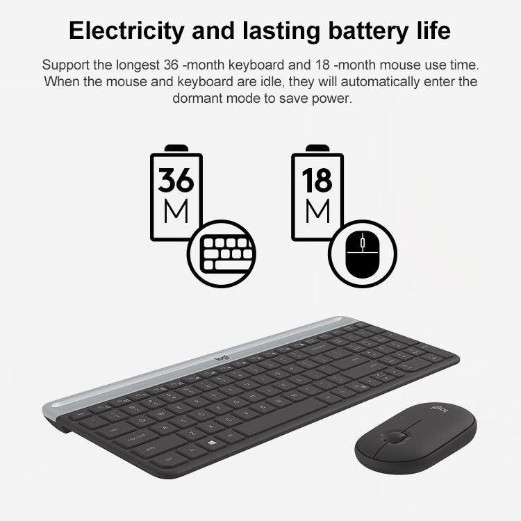 Logitech MK470 Wireless Silence Keyboard Mouse Set (White) - free shipping - PMC TechLife - Order now!