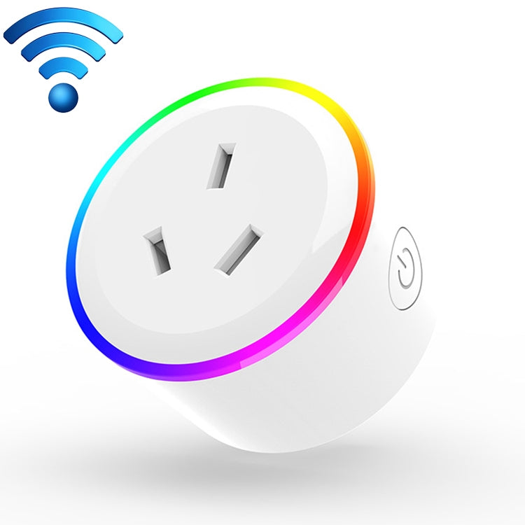 10A RGB Scene Light WiFi Remote Control Smart Socket Works with Alexa & Google Home & IFTTT, AC 100-240V, AU Plug - Smart Socket by PMC Jewellery | Online Shopping South Africa | PMC Jewellery