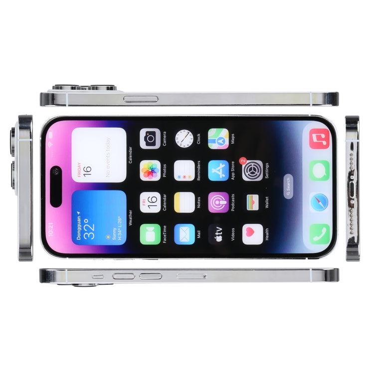 For iPhone 14 Pro Max Color Screen Non-Working Fake Dummy Display Model (Silver) - For iPhone & iPad by PMC TechLife | Online Shopping South Africa | PMC TechLife