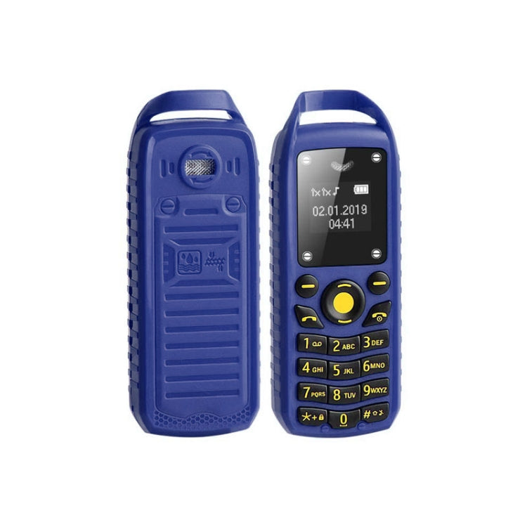 Mini B25 Headphone Mobile Phone, Hands Free Bluetooth Dialer Headphone, MP3 Music, Dual SIM, Network: 2G(Blue) - Others by PMC TechLife | Online Shopping South Africa | PMC TechLife