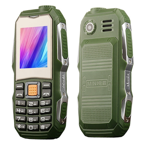 L9 Triple Proofing Elder Phone, Waterproof Shockproof Dustproof, 3800mAh Battery, 1.8 inch, 21 Keys, LED Flashlight, FM, Dual SIM(Green) - Others by PMC Jewellery | Online Shopping South Africa | PMC Jewellery