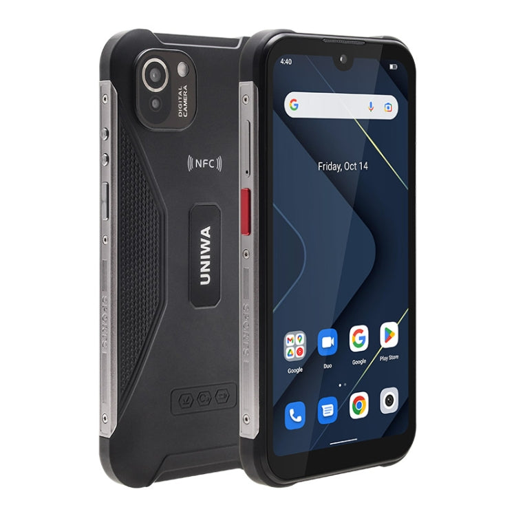 UNIWA W555 Rugged Phone, 3GB+32GB, Dual Rear Cameras, IP68 Waterproof Dustproof Shockproof, 5.71 inch Android 12.0 MTK6761 Quad Core up to 2.0GHz, Network: 4G, NFC, OTG, Global Version (Black) - UNIWA by UNIWA | Online Shopping South Africa | PMC Jewellery