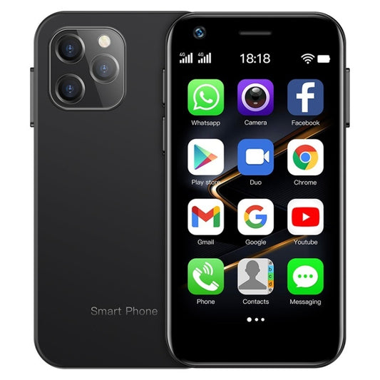 SOYES XS12 Pro, 4GB+64GB, Face Recognition, 3.0 inch Android 10.0 MTK6750 Octa Core, Bluetooth, WiFi, FM, OTG, Network: 4G, Dual SIM, Support Google Play (Black) - SOYES by SOYES | Online Shopping South Africa | PMC Jewellery
