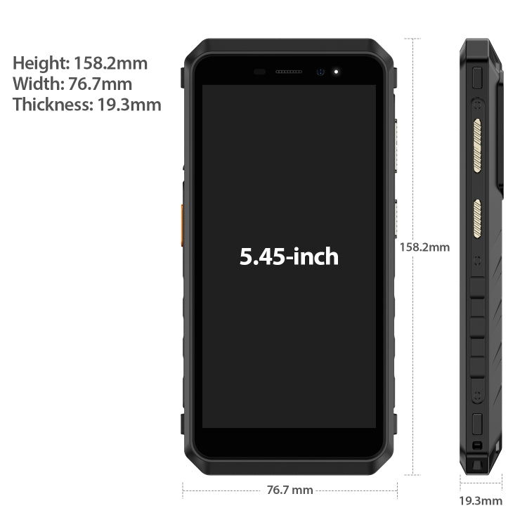 [HK Warehouse] Ulefone Power Armor X11 Rugged Phone, 4GB+32GB, IP68/IP69K Waterproof Dustproof Shockproof,  8150mAh Battery, 5.45 inch Android 13 MediaTek Helio A22 Quad Core up to 2.0GHz, Network: 4G, OTG, NFC, Global Version with Google Play(Black) - Ulefone by Ulefone | Online Shopping South Africa | PMC Jewellery