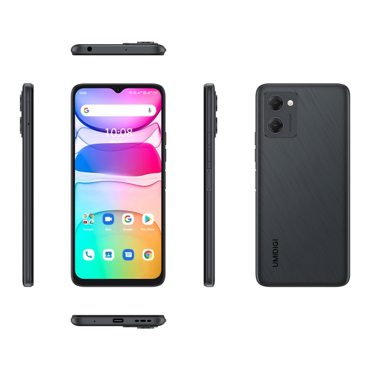 [HK Warehouse] UMIDIGI C2, 3GB+32GB, Dual Back Cameras, 5150mAh Battery, Face Identification, 6.52 inch Android 13 MTK8766 Quad Core up to 2.0GHz, Network: 4G, OTG, Dual SIM(Black) - UMIDIGI by UMIDIGI | Online Shopping South Africa | PMC Jewellery