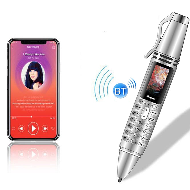 AK007 Mobile Phone, Multifunctional Remote Noise Reduction Back-clip Recording Pen with 0.96 inch Color Screen, Dual SIM Dual Standby, Support Bluetooth, GSM, LED Light, Handwriting(Black) - Others by PMC Jewellery | Online Shopping South Africa | PMC Jewellery