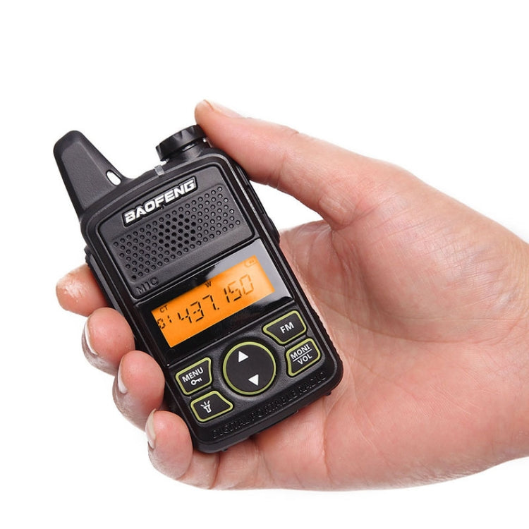 BaoFeng BF-T1 Single Band Radio Handheld Walkie Talkie, EU Plug - free shipping - PMC TechLife - Order now!