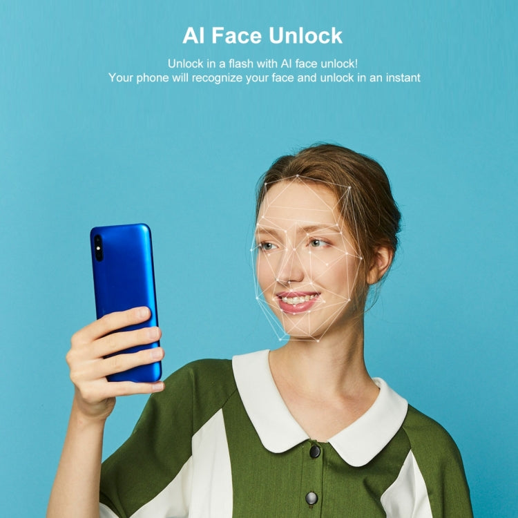 Xiaomi Redmi 9A, 4GB+64GB, 5000mAh Battery, Face Identification, 6.53 inch MIUI 12 MTK Helio G25 Octa Core up to 2.0GHz, Network: 4G, Dual SIM, Support Google Play(Blue) - Xiaomi Redmi by Xiaomi | Online Shopping South Africa | PMC Jewellery