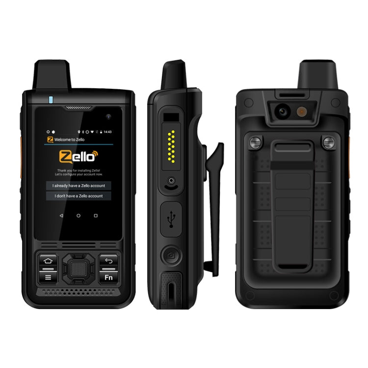 UNIWA B8000 Rugged Phone, 1GB+8GB, IP68 Waterproof Dustproof Shockproof, 4000mAh Battery, 2.4 inch Android 8.1 MTK6739 Quad Core, Network: 4G, PTT, OTG, SOS(Black) - UNIWA by UNIWA | Online Shopping South Africa | PMC Jewellery