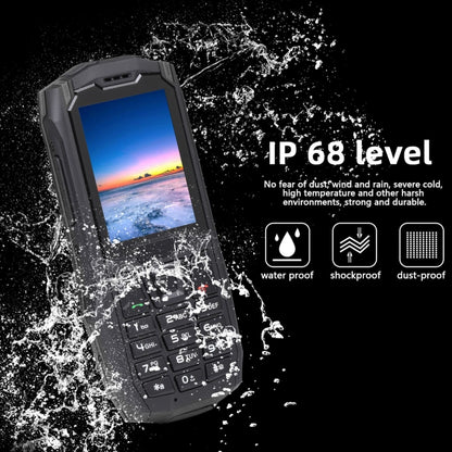 Rugtel R2C Rugged Phone, IP68 Waterproof Dustproof Shockproof, 2.4 inch, MTK6261D, 2500mAh Battery, SOS, FM, Dual SIM(Black) - Others by Rugtel | Online Shopping South Africa | PMC Jewellery