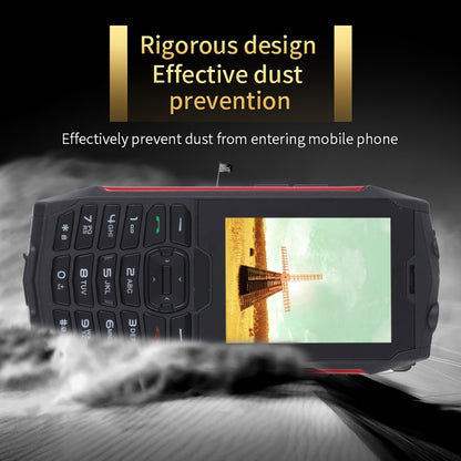 Rugtel R3C Rugged Phone, IP68 Waterproof Dustproof Shockproof, 2.8 inch, MTK6261D, 2000mAh Battery, SOS, FM, Dual SIM(Red) - Others by Rugtel | Online Shopping South Africa | PMC Jewellery