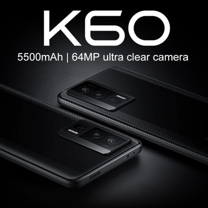 Xiaomi Redmi K60 5G, 64MP Camera, 16GB+256GB, Triple Back Cameras, Screen Fingerprint Identification, 5500mAh Battery, 6.67 inch MIUI 14 Snapdragon 8+ Gen1 Octa Core 4nm up to 3.0GHz, Network: 5G, Dual SIM, NFC, Heart Rate (White) - Xiaomi Redmi by Xiaomi | Online Shopping South Africa | PMC Jewellery