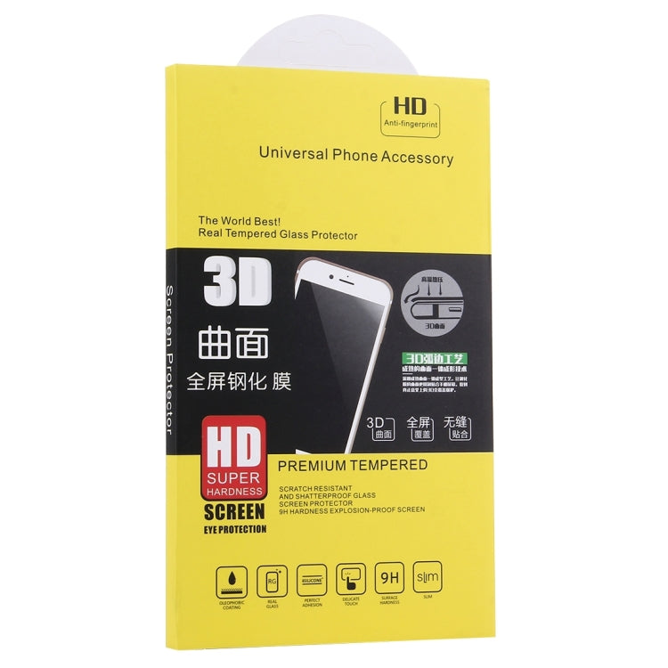 For OnePlus 5T 3D Curved Edge 9H Hardness HD Tempered Glass Screen Protector(Black) - OnePlus Tempered Glass by PMC TechLife | Online Shopping South Africa | PMC TechLife | Buy Now Pay Later Mobicred