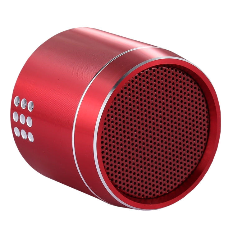 PTH-02 Portable True Wireless Stereo Mini Bluetooth Speaker with LED Indicator & Sling(Red) - Mini Speaker by PMC Jewellery | Online Shopping South Africa | PMC Jewellery