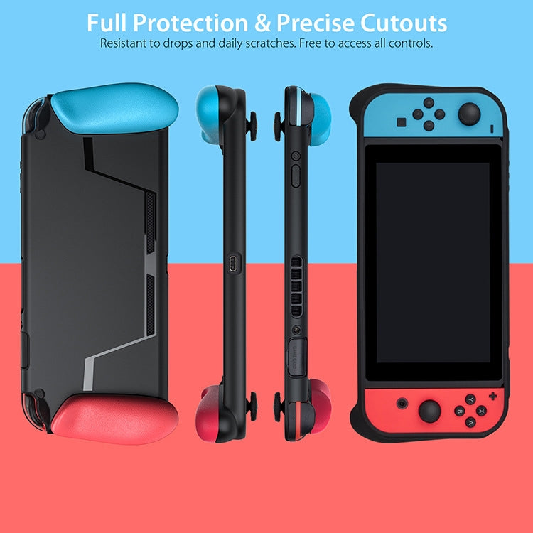 TPU Shell Handle Grip with Game Card Slot Anti-Shock Cover Silicone Case for Nintendo Switch - Cases by PMC Jewellery | Online Shopping South Africa | PMC Jewellery