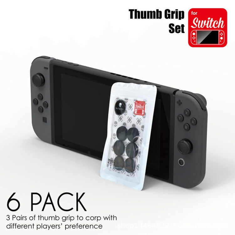 Left + Right Gamepad Rocker Cap Button Cover for Switch(Black) - Cases by PMC Jewellery | Online Shopping South Africa | PMC Jewellery