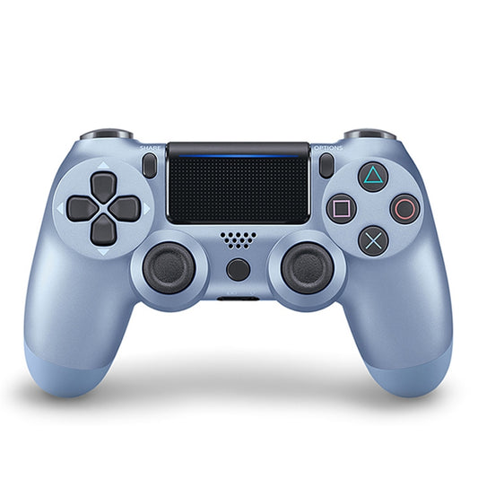 For PS4 Wireless Bluetooth Game Controller Gamepad with Light, EU Version(Blue) - Gamepads by PMC Jewellery | Online Shopping South Africa | PMC Jewellery