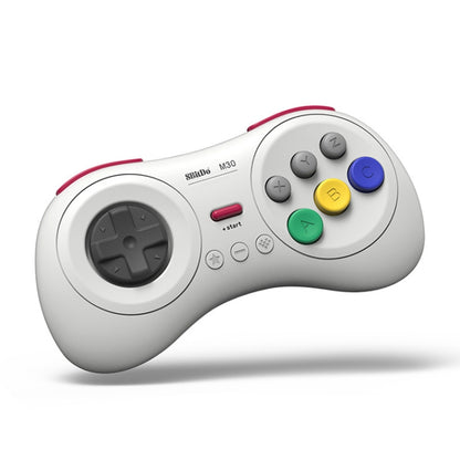 8BitDo M30 Bluetooth Gamepad for Nintendo Switch, Mac OS, Android, Steam, Windows (White) - Controller Gamepad by 8BitDo | Online Shopping South Africa | PMC Jewellery
