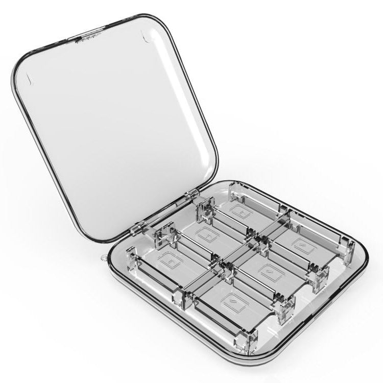 12 in 1 Box Memory Card Holder Box for Nintendo Switch(Silver) - Bags by PMC TechLife | Online Shopping South Africa | PMC TechLife | Buy Now Pay Later Mobicred
