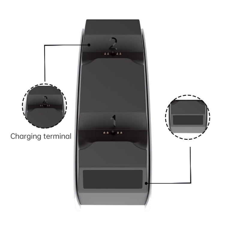 iPlay HBP-245 Game Controller Dual Seat Charger For PS5 - free shipping - PMC TechLife - Order now!