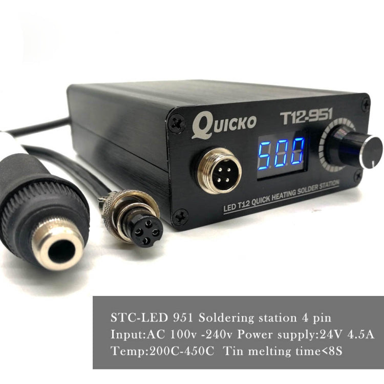 MINI T12-951 LED Soldering Station Electronic Welding Iron Portable Welding Tool - Electric Soldering Iron by PMC TechLife | Online Shopping South Africa | PMC TechLife