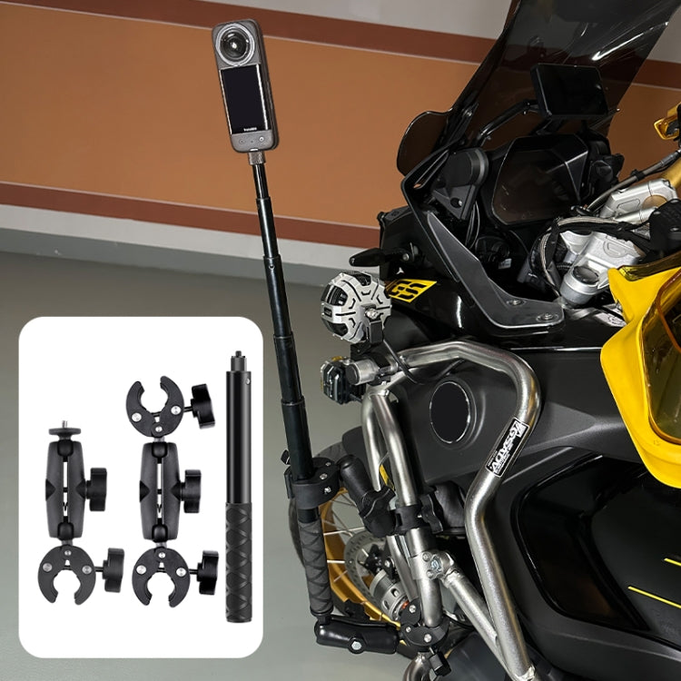 Motorcycle Handlebar Crab Clamp Mount - Bicycle Handlebar Mount by PMC TechLife | Online Shopping South Africa | PMC TechLife