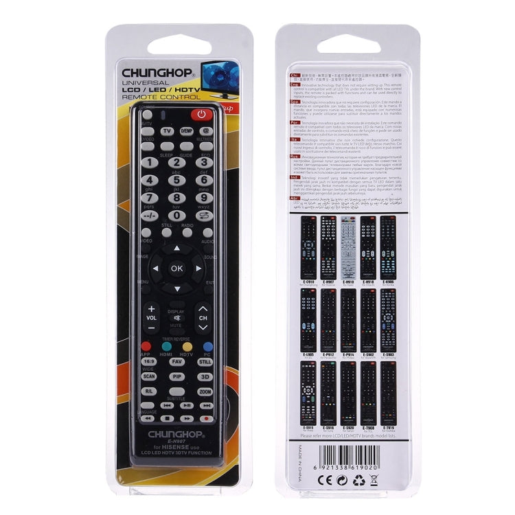 CHUNGHOP E-H907 Universal Remote Controller for HISENSE LED LCD HDTV 3DTV - TV by CHUNGHOP | Online Shopping South Africa | PMC TechLife | Buy Now Pay Later Mobicred