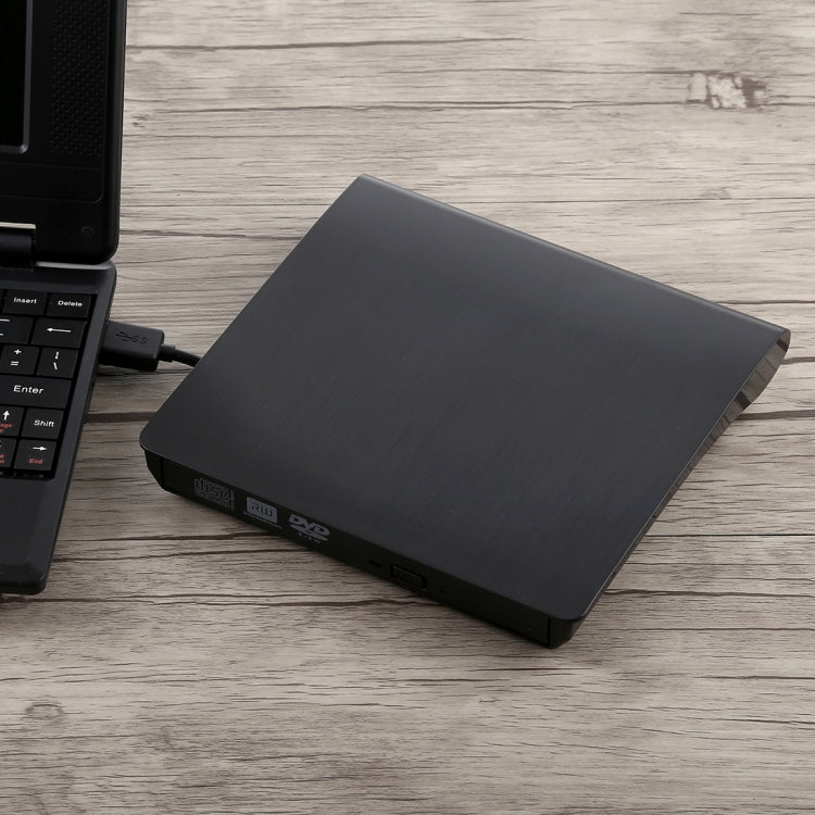 Brushed Texture USB 3.0 POP-UP Mobile External DVD-Rw DVD / CD Rewritable Drive External ODD & HDD Device - Rewritable Drive by PMC TechLife | Online Shopping South Africa | PMC TechLife