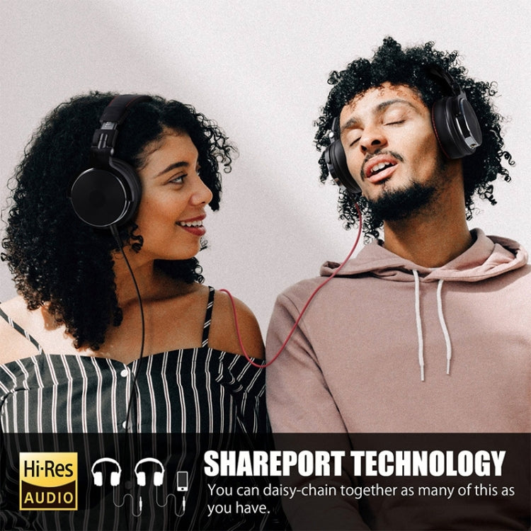 OneOdio Pro-50 Tri-band Balanced Head-mounted HIFI Wired Headset(Black) - Multimedia Headset by OneOdio | Online Shopping South Africa | PMC TechLife | Buy Now Pay Later Mobicred