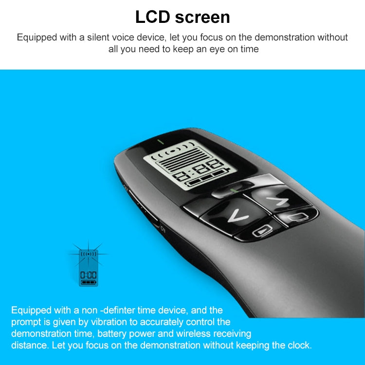 Logitech R800 2.4Ghz USB Wireless Presenter PPT Remote Control Flip Pen -  by Logitech | Online Shopping South Africa | PMC Jewellery | Buy Now Pay Later Mobicred