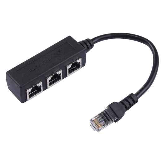 1 to 3 Socket LAN Ethernet Network RJ45 Plug Splitter Extender - Lan Cable and Tools by PMC Jewellery | Online Shopping South Africa | PMC Jewellery