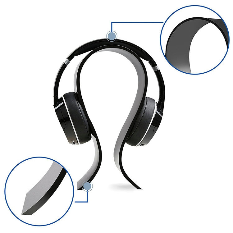 DA1502 Universal Acrylic Headset Stand Display Hanger (Black) - Anti-lost & Holder by PMC TechLife | Online Shopping South Africa | PMC TechLife